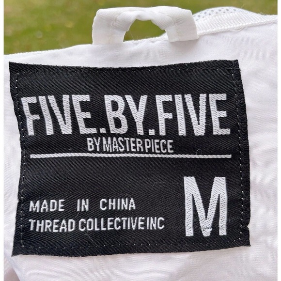 Five by Five Windbreaker Jacket ELITE Reflective Hood 1/4 Zip Medium Boys Fall - Picture 7 of 7